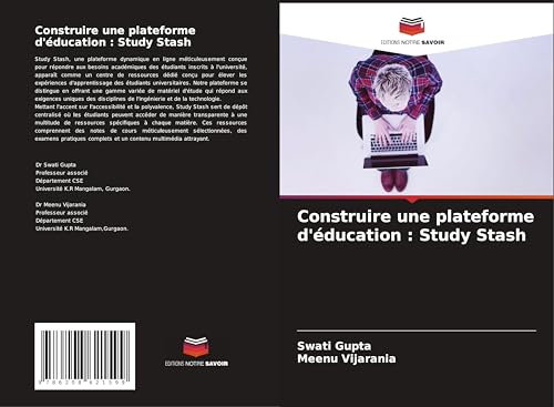 Construire une plateforme d'éducation : Study Stash: DE von OmniScriptum