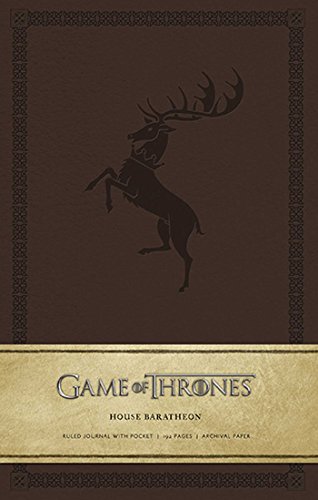 GAME OF THRONES: HOUSE BARATHEON HARDCOVER RULED JOURNAL