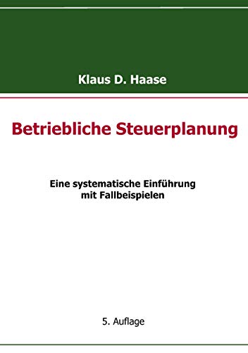 Betriebliche Steuerplanung