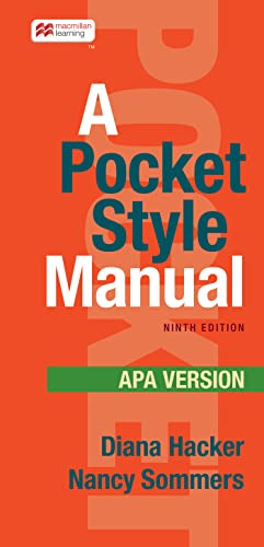 A Pocket Style Manual: APA Version