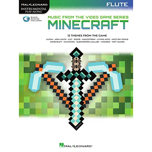 Minecraft: Music from the Video Game Flute Play-along Includes Downloadable Audio and Backing Tracks Online