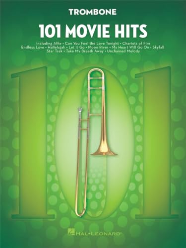101 Movie Hits For Trombone: Noten, Sammelband für Posaune