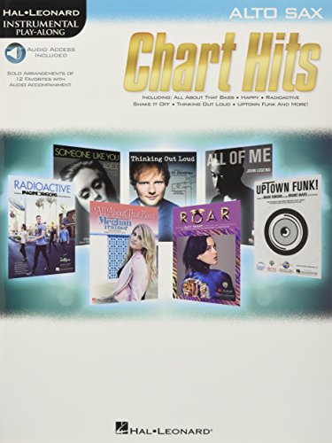 Chart Hits -For Alto Saxophone- (Book & Online Audio): Play-Along, Sammelband, Download (Audio) für Alt-Saxophon (Hal Leonard Instrumental Play-along) von Hal Leonard Europe