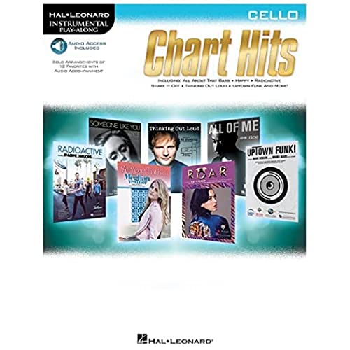 Chart Hits -For Cello- (Book & Online Audio): Play-Along, Sammelband, Download (Audio) für Cello (Hal Leonard Instrumental Play-along)