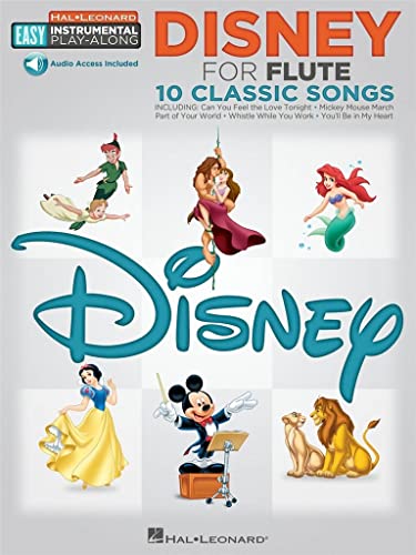 Flute Easy Instrumental Play-Along: Disney: Songbook, E-Bundle, Download (Audio) für Flöte (Hal-leonard Easy Instrumental Play-along): Flute Easy Instrumental Play-Along Book with Online Audio Tracks