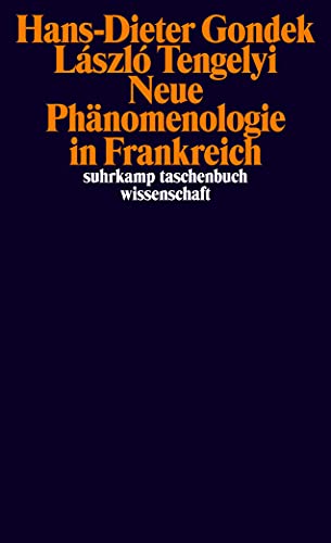 Neue Phänomenologie in Frankreich (suhrkamp taschenbuch wissenschaft) von Suhrkamp Verlag AG