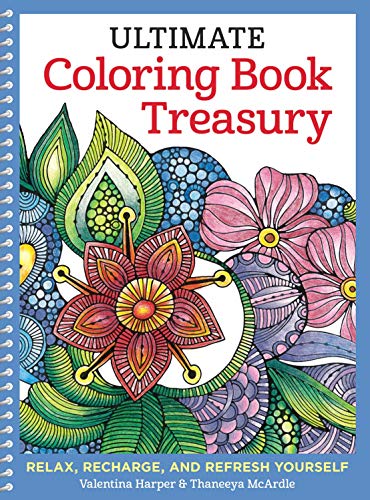 Ultimate Coloring Book Treasury: Relax, Recharge, and Refresh Yourself von Design Originals