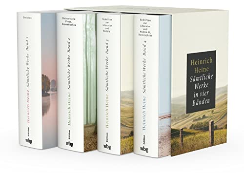 Heinrich Heine. Sämtliche Werke in vier Bänden: 4 Bände im Schmuckschuber von wbg Edition in Herder