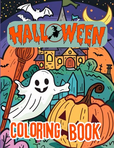 Halloween Coloring Book for Kids 4-8 years: Fun and Festive Coloring Book with 120 BOO Cute Designs for Kids - Perfect Halloween Gift! von Independently published