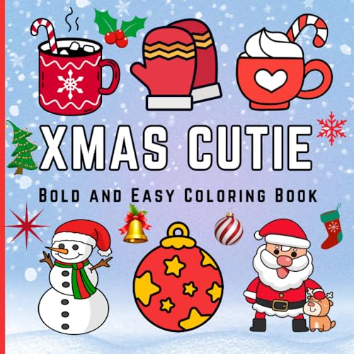 Xmas Cutie: Festive Christmas Coloring Book for Adults and Teens | Relaxing Animal Designs for Stress Relief von Independently published