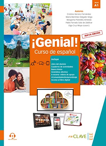 ¡Genial! A1 - Curso de español (Nueva edición): Libro del alumno y Cuaderno de actividades 1 (A1) + audio desc (2021 von enClave-ELE