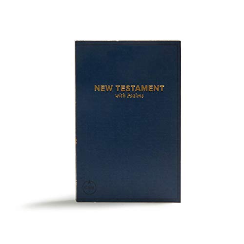 New Testament With Psalms: Christian Standard Bible, Navy von Holman Bibles