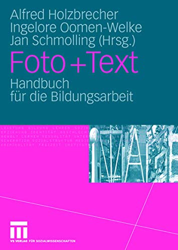 Foto + Text: Handbuch für die Bildungsarbeit von VS Verlag für Sozialwissenschaften