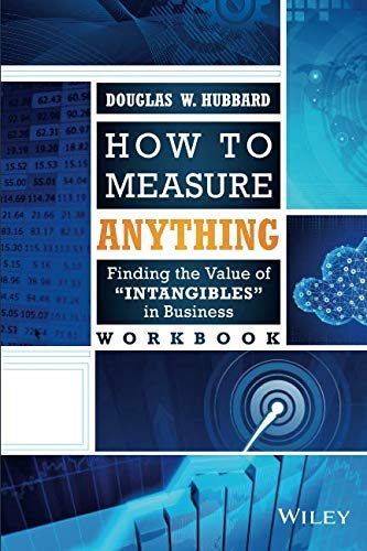 By Douglas W. Hubbard How to Measure Anything Workbook: Finding the Value of Intangibles in Business (Workbook)