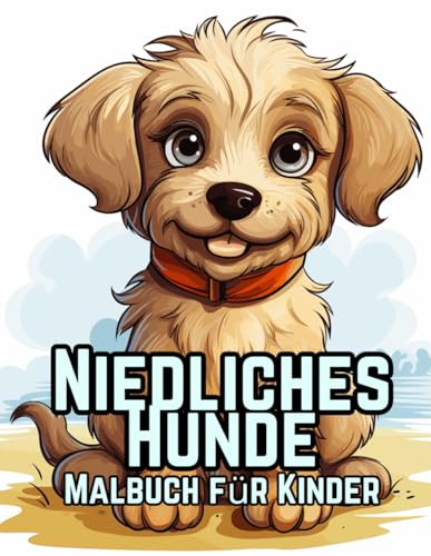 Niedliches Hunde-Malbuch für Kinder: 50 Liebenswerte Hunde & Welpen Malbuch für Kinder, 7-12 Jahre von Independently published