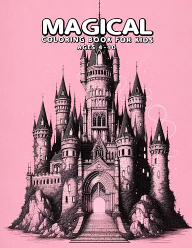 Magical Whimsical Worlds - Dive into a book of colorful, vintage-inspired illustrations for kids, filled with fun activities and cute, magical scenes. von Independently published