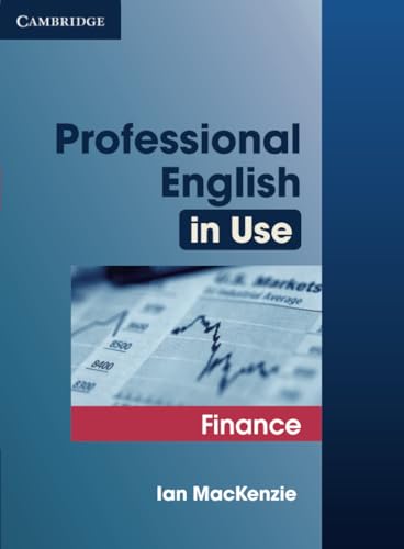 Professional English in Use Finance von Cambridge University Press