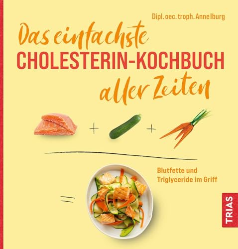 Das einfachste Cholesterin-Kochbuch aller Zeiten: Blutfette und Triglyceride im Griff (Die einfachsten aller Zeiten) von Trias