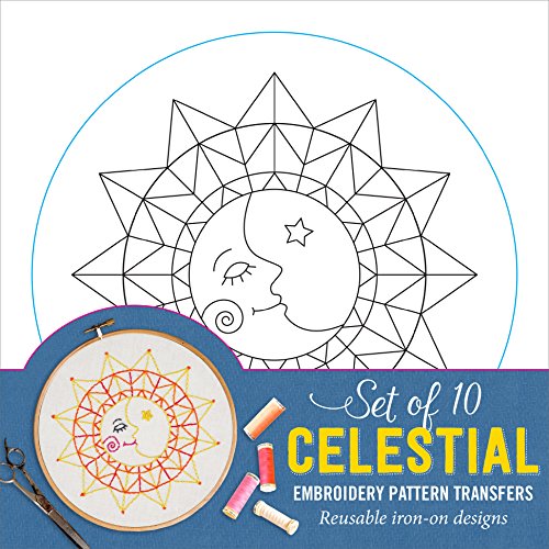 Celestial Embroidery Pattern Transfers von Peter Pauper Pr
