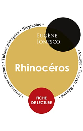 Fiche de lecture Rhinocéros (Étude intégrale): Analyse littéraire von Paideia éducation