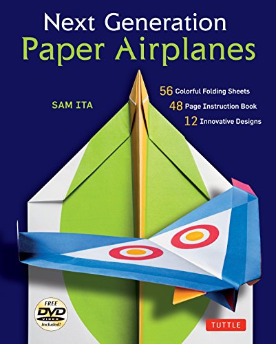 Next Generation Paper Airplanes Kit: Engineered for Extreme Performance, These Paper Airplanes Are Guaranteed to Impress: Kit with Book, 32 Origami ... Kit with Book, 32 origami papers & DVD von Tuttle Publishing