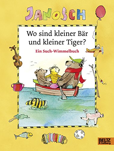 Wo sind kleiner Bär und kleiner Tiger?: Ein Such-Wimmelbilderbuch. Vierfarbiges Pappbilderbuch