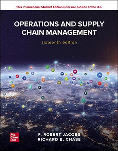 ISE Operations and Supply Chain Management (Scienze) von McGraw-Hill Education
