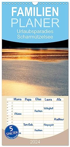 Familienplaner 2024 - Urlaubsparadies Scharmützelsee mit 5 Spalten (Wandkalender, 21 cm x 45 cm) CALVENDO