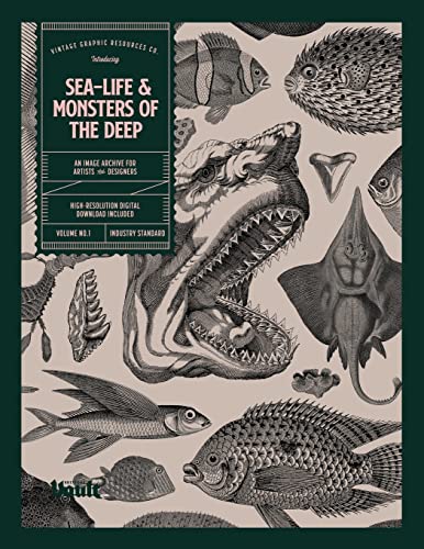 Sea-life & Monsters of the Deep: An Image Archive of 561 Downloadable Images for Artists and Designers