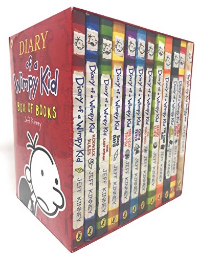 Diary of a Wimpy Kid Box Set Collection - 12 Books NEW By Jeff Kinney von Puf