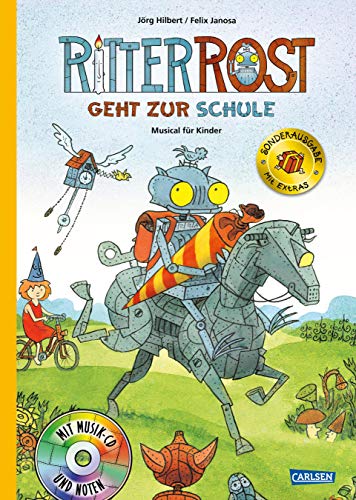 Ritter Rost 8: Ritter Rost geht zur Schule (limitierte Sonderausgabe): Buch mit CD: Musical für Kinder