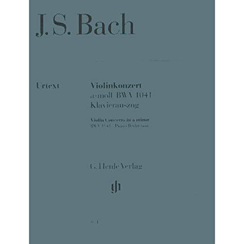 Konzert 1 a-Moll Bwv 1041 Vl Str Bc. Violine, Klavier: Instrumentation: Violin and Piano, Violin Concertos (G. Henle Urtext-Ausgabe) von HENLE