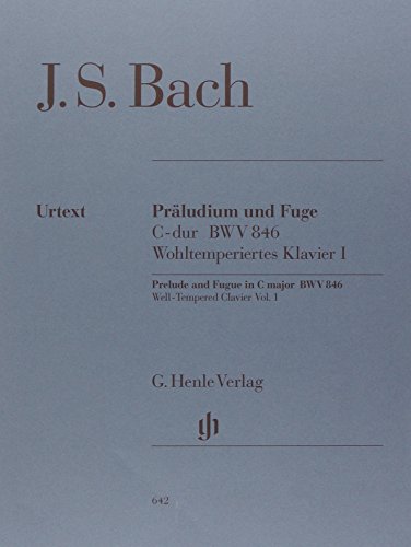 Präludium und Fuge C-Dur BWV 846. Klavier: Instrumentation: Piano solo (G. Henle Urtext-Ausgabe)