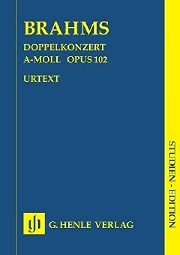 Doppelkonzert a-Moll op. 102. Studien-Edition: Besetzung: Orchester (Studien-Editionen: Studienpartituren)