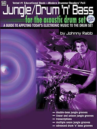 Jungle/Drum 'n' Bass for the Acoustic Drum Set: A Guide to Applying Today's Electronic Music to the Drum Set (incl. CD) von Alfred Publishing