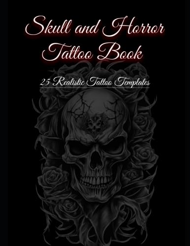 Skull and Horror Tattoo Book