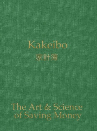 Kakeibo - The Art and Science of Saving Money: Household budgeting and finances notebook with text in gold on antique green cover, essential tool for ... easy to use, helps you save efficiently.