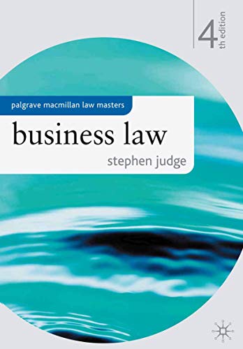 Business Law (Macmillan Law Masters) von Red Globe Press