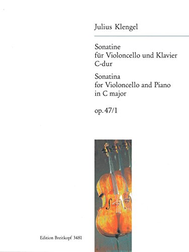 Sonatine C-dur op. 47/1 für Cello und Klavier (EB 3481) von Breitkopf & Härtel