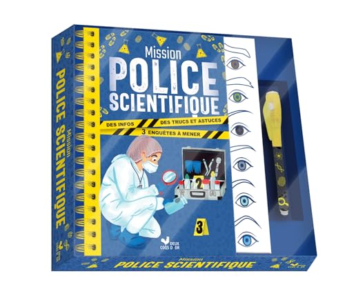 Mission police scientifique - coffret avec accessoires: Avec 1 livret, 1 visage neutre et 1 stylo von DEUX COQS D OR