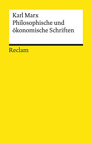 Philosophische und ökonomische Schriften (Reclams Universal-Bibliothek) von Reclam Philipp Jun.