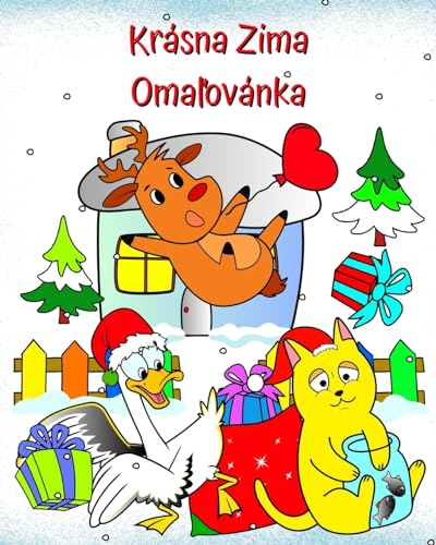 Krásna Zima Oma¿ovánka: Zimné ilustrácie s mno¿stvom zábavných scén pre deti od 2 rokov von Blurb