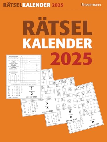 Rätselkalender 2025. Der beliebte Abreißkalender für alle Rätselfreunde von Bassermann, Edition