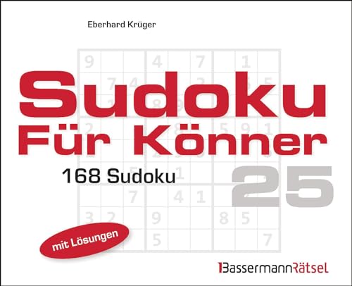 Sudoku für Könner 25 von Bassermann Verlag