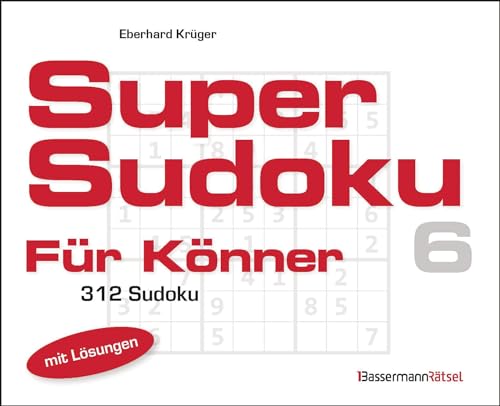 Supersudoku für Könner 6 von Bassermann Verlag