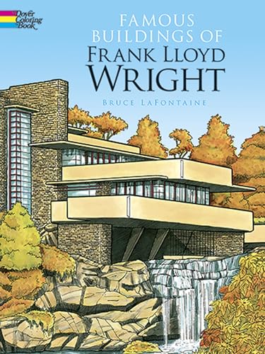 Famous Buildings of Frank Lloyd Wright (Dover American History Coloring Books) von Dover Publications