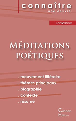 Fiche de lecture Méditations poétiques de Lamartine (Analyse littéraire de référence et résumé complet)