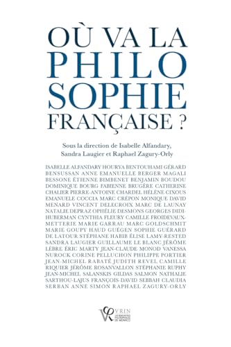 Ou Va La Philosophie Francaise? (Les Rencontres Philosophiques De Monaco)