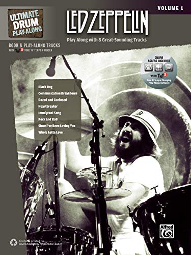Ultimate Drum Play-Along: Led Zeppelin, Volume 1 - Play Along with 8 Great-Sounding Tracks (incl. 2 CDs): Play Along with 8 Great-Sounding Tracks (incl. Online Code) (Ultimate Play-along) von Alfred Music