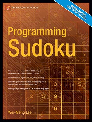 Programming Sudoku (Technology in Action) von Apress